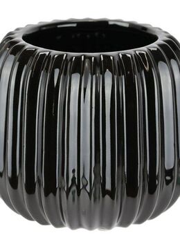 I.GE.A. Dekovase Vase aus Keramik (1 St), Dekovase Blumenvase Modern für Tischdeko Tischvase Deko Trockenblume