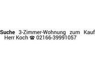 Suche 3-Zimmer-Wohnung mit Balkon zum Kauf! - Mönchengladbach Zentrum