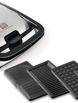 Tefal Waffeleisen SW854D Snack Collection, 700 W, inkl. 4 antihaft Plattensets, vielfältige Funktionen, erweiterbar