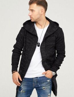 behype Strickjacke ELIJA mit gemütlicher Kapuze