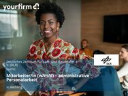 Mitarbeiter/in (w/m/d) – administrative Personalarbeit - Weßling