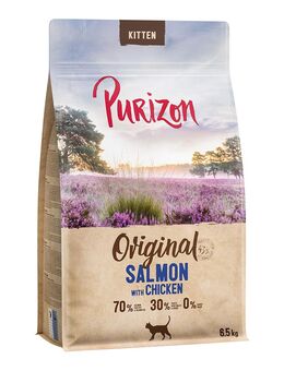 Purizon Kitten Lachs mit Huhn - getreidefrei - Sparpaket: 2 x 6,5 kg