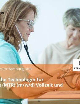 Medizinische Technologin für Radiologie (MTR) (m/w/d) Vollzeit und Teilzeit - Hamburg