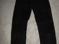 DESIGNER * Echt Leder * Five- Poket * High Waist * Hose "DOOR" Gr. 38/ S * schwarz * Gothic * - Riedlingen