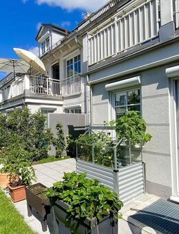 Exklusive 3-Zimmer-Stadtvilla-Gartenwohnung mit Südterrasse & TG in Bestlage Moosach - ruhig, sonnig - München