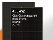 Hochleistungssolarmodul 430Wp Bifazial Glas-Glas transparent - Tessin Zentrum