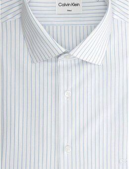 Calvin Klein Langarmhemd THERMO TECH STRIPE FITTED SHIRT