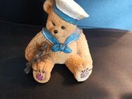 Teddybär Dekofigur Steinguss ca. 11cm hoch ca. 11cm lang ca. 9cm breit - Essen