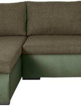 Home affaire Ecksofa Win, L-Form, Breite 285cm, optional mit Schlaffunktion und Bettkasten, olive grün