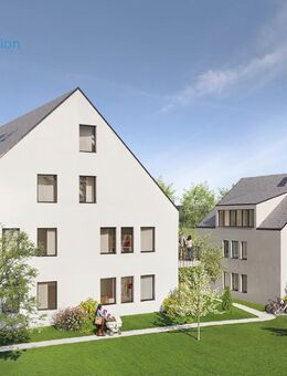 A4 Verkaufsstart 3 Zimmer Erdgeschoss Wohnung mit Garten Sondernutzungsrecht KFW 55 Effizenzhaus A+ ; Neubau-Mehrfamilienhaus-Kindlebildstraße - Konstanz