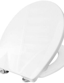 CORNAT WC-Sitz Flaches Design - Pflegeleichter Duroplast - Quick up, Clean Funktion - Absenkautomatik - Montage von oben / Toilettensitz