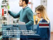 Masterand / Masterarbeit (m/w/d) Umweltmanagement - Schwerpunkt CO2-Bilanzierung / CO2-Fußabdruck - Wölfersheim