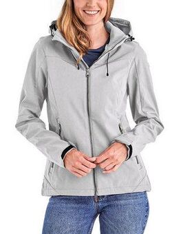 Killtec Softshelljacke Damen Softshelljacke Wasserabweisende, winddichte Softshelljacke mit abnehmbarer Kapuze