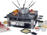 SOLIS OF SWITZERLAND Tischgrill COMBI-GRILL 3 IN 1, Fondue, Raclette, Grill, 2000 W