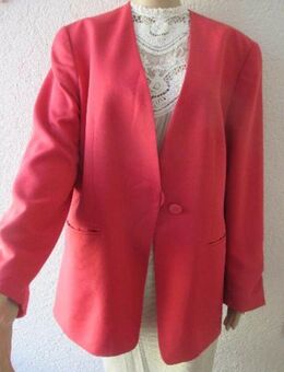 NEU * Edel * apart * Kragenlos * Schurwolle * Anzug * Kostüm * Blazer "GERRY WEBER" Gr. 42- 44/ M- L * himbeere * azalee * koralle * - Riedlingen