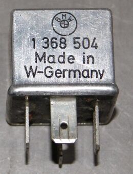 BMW 1368504 1 368 504 12V 30A Relais Oldtimer - Spraitbach