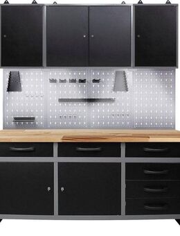 ONDIS24 Werkstatt-Set, 160 cm, mit LED