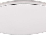 Reality Leuchten LED Deckenleuchte BLANCA, elegant schlichte weiße LED Deckenlampe mit Ø 53cm, warmweiß, Dimmfunktion, LED fest integriert, Warmweiß, 3-Stufen dimmbar über Wandschalter, Deckenlampe für Büro Flur Treppe