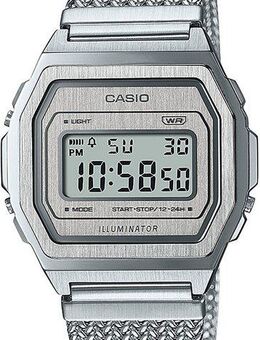 CASIO VINTAGE Chronograph A1000MA-7EF, Quarzuhr, Armbanduhr, Damen, Herren, digital, retro, Stoppfunktion