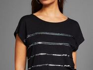 Laura Scott T-Shirt ärmellos, hüftlang, mit glitzernden Pailletten - NEUE FARBEN