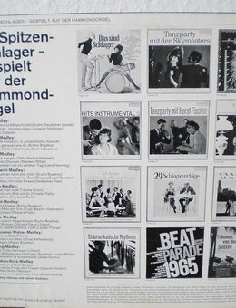 Benny Johnson-30 Spitzenschlager gespielt auf der Hammondorgel-Vinyl-LP,baccarola,1966,Rar ! - Linnich