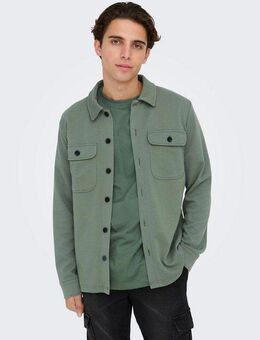 ONLY & SONS Langarmhemd ONSNEWKODYL OVERSHIRT SWEAT NOOS