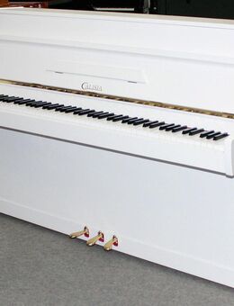Klavier Calisia 105 weiß satiniert, Baujahr 1973, 5 Jahre Garantie - Egestorf