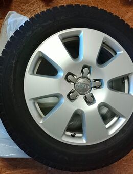 Satz Dunlop-Winterreifen auf Alufelgen zu Audi Q7 - Buchen (Odenwald)