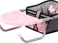 Bayer Puppenmöbel Puppen-Tischsitz grau/rosa