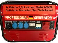 Notstromaggregat 5,5 PS Benzin Stromerzeuger Generator 2200 Watt - Wuppertal
