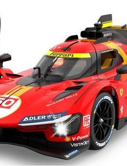 Jamara RC-Auto Ferrari 499P 1:14 rot 2,4GHz Tür manuell, im Maßstab 1:14, mit LED Beleuchtung