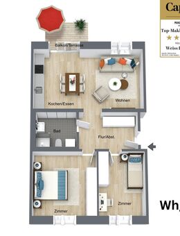 ++ Nur noch wenige Wohnungen verfügbar ++ 3-Zimmer Wohnung in einer Baugemeinschaft in Hilpoltstein - Hilpoltstein