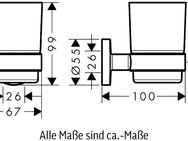 hansgrohe Zahnputzbecher Logis, Chrom