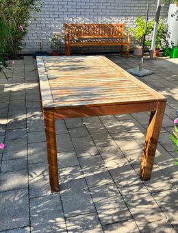 Verkaufe Gartentisch 160 x 90 Holz - Kammerstein