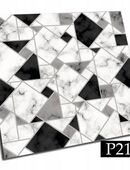 9x Selbstklebende PVC-Fliesen, 30x30 cm, Mosaik auf Marmor in 85055