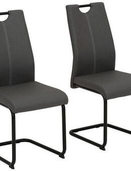 HELA Freischwinger CORA (Set, 2 St), Tragegriff in schwarz