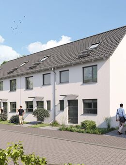Modernes Reihen-Mittelhaus im KfW 40-Standard mit Keller in der beliebten Heimstätten-Siedlung - Darmstadt
