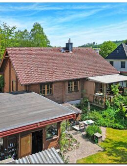 Ökologisch, nachhaltig, gemütlich; Holz-Blockhaus aus 2000 in Bodenfelde - Bodenfelde