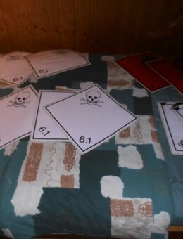 Gefahrgut Labels - Bann