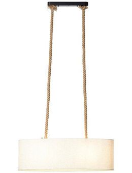 Brilliant Pendelleuchte Sailor, ohne Leuchtmittel, Hängelampe, 2-flammig natur/weiß