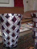 Zwei edle,handgeschliffene Bleikristallvasen in 10709