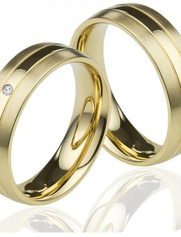 Edelstahlringe MOR24 mit goldfarbiger Beschichtung - Aholming