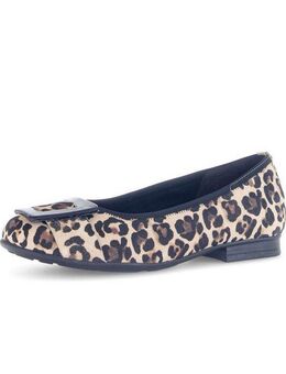 Gabor Eleganter Ballerina Materialmix Leder Ballerina