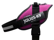Julius-K9 IDC Powergeschirr, dunkelpink - Größe XL: Brustumfang 71 - 96 cm