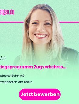 Einstiegsprogramm Zugverkehrssteuerer für Akademiker:innen (w/m/d) - Rastatt