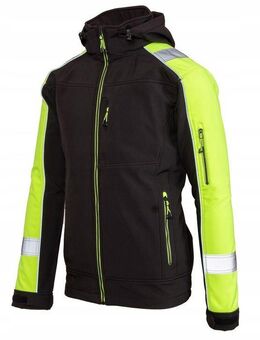 Wasserdichte & Warme Softshell-Arbeitsjacke – Reflektierend & Funktional - Wuppertal