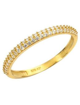 Firetti Goldring Schmuck Geschenk Gold 375 Damenring Goldring, mit Zirkonia (synth)