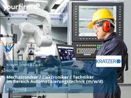 Mechatroniker / Elektroniker / Techniker im Bereich Automatisierungstechnik (m/w/d) - Offenburg