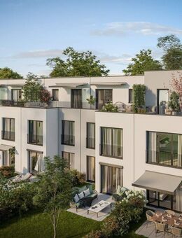 Raffiniertes, stilvolles Dachterrassen-Eckhaus mit Süd-West-Ausrichtung in Ramersdorf-Perlach, Haus1 - München