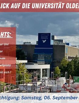 Bes.: 06.09.2025 - Super helle Dachgeschosswohnung - Uni so nah, dass du die Vorlesung hörst! - Oldenburg